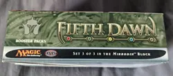 Vintage 2004 MTG FIFTH DAWN Limited Edition Black Bordered EMPTY Booster Box - Image 2