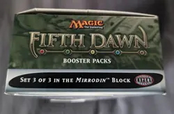 Vintage 2004 MTG FIFTH DAWN Limited Edition Black Bordered EMPTY Booster Box - Image 5