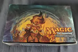 Vintage 2007 MTG PLANAR CHAOS Limited Edition Black Bordered Booster EMPTY Box - Image 1