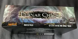 Vintage 2007 MTG PLANAR CHAOS Limited Edition Black Bordered Booster EMPTY Box - Image 2