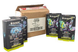 Lot (4) MTG Edge Of Eternities World Shaper Commander Decks Sealed w/ Open Case - Image 1