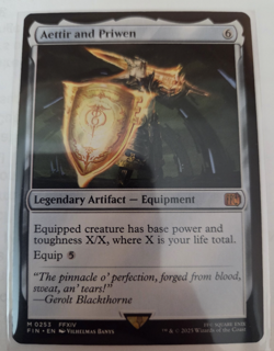 MTG, Aettir and Priwen-Final Fantasy Regular NM - Image 1