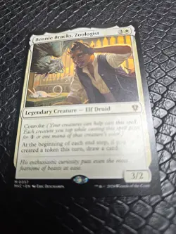 Bennie Bracks, Zoologist MTG Streets of New Capenna Commander NM Pack Fresh - Image 1