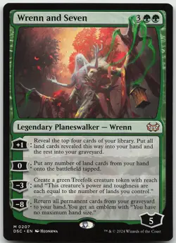 Wrenn and Seven 207 Mythic Commander: Duskmourn: House of Horror NM MTG - Image 1