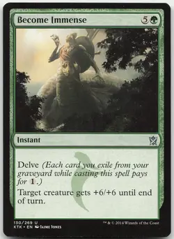 Become Immense 130 Uncommon Khans of Tarkir NM MTG - Image 1