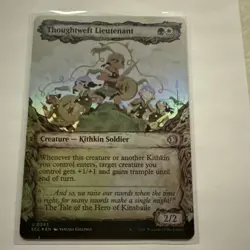 Thoughtweft Lieutenant (Showcase) Lorwyn Eclipsed Foil - Image 1