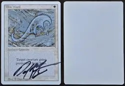 Signed MtG Magic Dan Frazier Artist Proof _ Revised _ BLUE WARD _ VHTF 1/100! - Image 1