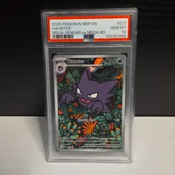 Pokemon Haunter 027 Me: Mega Evolution Promo ex Holo Illustration Rare PSA 10 - Image 1