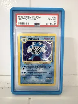 1999 Pokemon Base Set Unlimited Poliwrath Holo #13 PSA 10 Gem Mint - Image 1