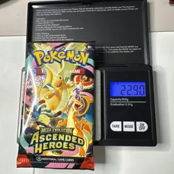 Pokemon TCG Mega Evolution Ascended Heroes Heavy 22.90g Sealed Booster Pack - Image 1