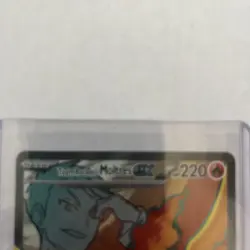 Team Rocket's Moltres EX 208/182 Full Art Ultra Rare Pokemon Destined Rivals NM - Image 3