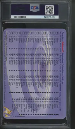 2002 Pokemon Legendary Collection Box Topper #S2 Dark Blastoise PSA 8 - Image 2