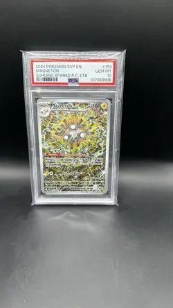 Magneton 159 Pokemon Center Stamped Black Star Promo 2024 PSA 10 - Image 1