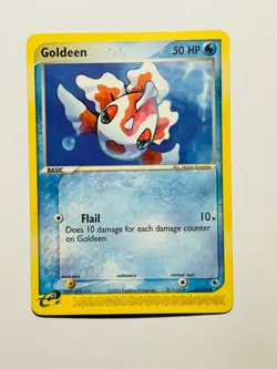 GOLDEEN 2003 Pokemon Ruby & Sapphire E-READER Common POKEMON 55/109 - Image 1