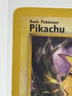 Pokemon Pikachu 87/130 Base Set Unlimited Electric Mouse Pokemon LP - Image 3