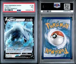 Lugia V 138/195 Swsh12: Sword & Shield - Silver Tempest Holo PSA 7 Pokemon - Image 3