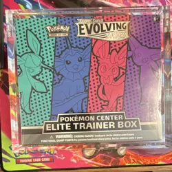 Pokemon Center Evolving Skies Elite Trainer Box ETB Booster Packs Sealed w/ case - Image 1