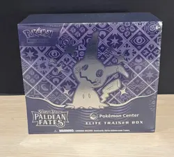 PALDEAN FATES POKEMON CENTER EXCLUSIVE ELITE TRAINER BOX ETB FACTORY SEALED - Image 1