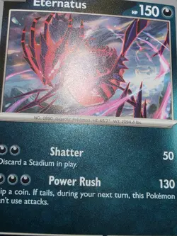LP Eternatus 069/094 Phantasmal Flames Reverse Holo Pokemon - Image 4