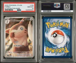 2025 POKEMON JTG EN-JOURNEY TOGETHER ILLUSTRATION RARE #168 FURRET PSA 10 - Image 3