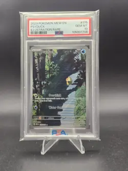 Pokemon TCG Psyduck Scarlet & Violet 151 IR 175/165 PSA 10 - Image 1