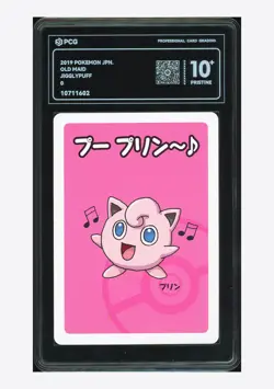 Pokemon PCG 10 PRISTINE Jigglypuff 2019 Old Maid Japanese - Image 1