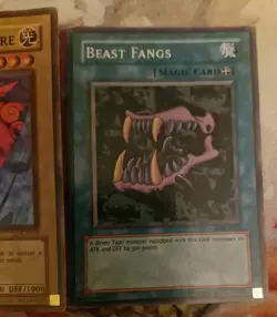 2x Yugioh Beast Fangs LOB-E032 Unl / Ray & Temperature LOB-E029 1st Ed Yu-Gi-Oh! - Image 3
