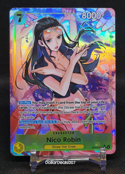 One Piece CCG Nico Robin 055 Alternate Art Heroines Edition EB-03 English - Image 1