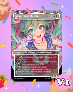 Kenrith, the Returned King | MTG x Hatsune Miku Premium Art Card - Image 1