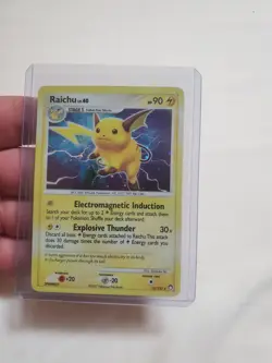 MOD PLAY Pokemon RAICHU Card 15/123 HOLO Rare Mysterious TCG - Image 1