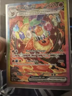 Pokemon TCG Flareon EX Prismatic Evolutions Card 146/131 Sir Illustration Rare - Image 2