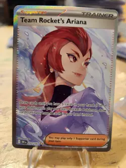 Pokemon Team Rocket's Ariana 237/182 Holo Sv10 Destined Rivals Trainer Card Mint - Image 1