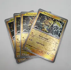 Electabuzz Reverse Holo 125/165 x4 4x Pokemon Card Scarlet & Violet 151 Playset - Image 1