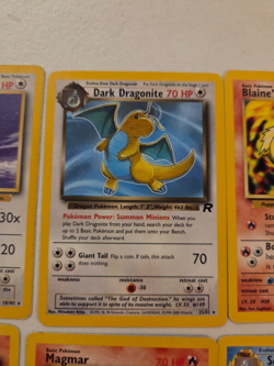 Pokemon Dark Dragonite 22/82 -- 30 jungle set cards -- 18 Fossil set -- +4 cards - Image 1