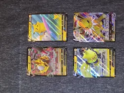 Pokemon TCG Holo Card Lot Surfing Pikachu V Jolteon VMAX Giratina V Regieleki V - Image 1