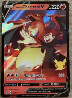 Lance's Charizard V SWSH133 SWSH: Sword & Shield Promo Cards Holo - Image 1