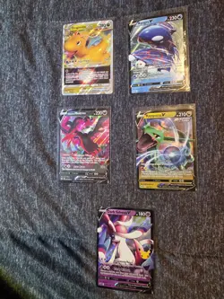 Pokemon TCG Promo Cards Lot Dragonite VSTAR Kyogre V Galarian Moltres V - Image 2