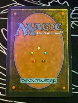 Signed Demonic Consultation MTG card Ice Age artist Rob Alexander SOLD AS IS - Image 2