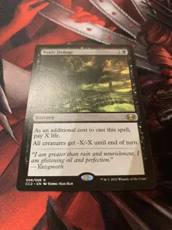 Toxic Deluge - Commander Collection: Black - Rare Card 006/008 - Unplayed - Image 1