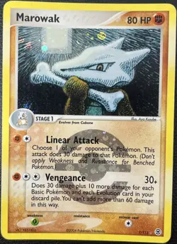 Marowak 7/112 EX FireRed LeafGreen Holo Rare Pokemon Card LP - Image 1