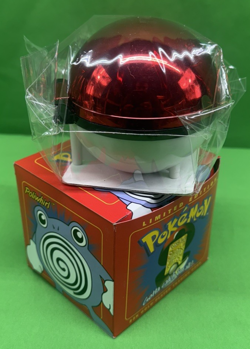 Pokemon 1999 BK Limited Edition 23k Gold Plated Poliwhirl Card With Pokeball - Image 4