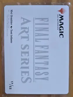 Vivi Ornitier Art Card (Gold-Stamped Signature) Art Series: Final Fantasy... - Image 2