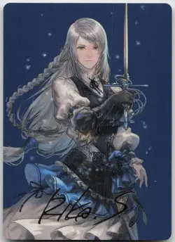 MTG Jill Shiva's Dominant Art Card Gold Signature NM FINAL FANTASY Magic 43 - Image 1