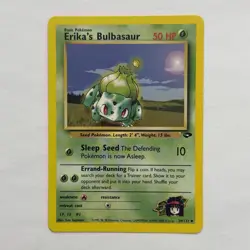 Erika's Bulbasaur 39/132 Gym Challenge Uncommon Pokemon Card LP dd - Image 1