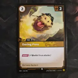 Riftbound Daring Poro card 210/298 League of Legends - Image 1