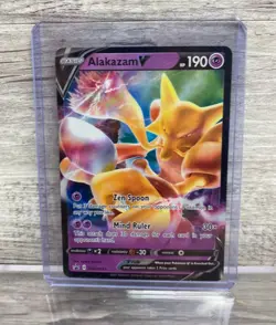 Pokemon Alakazam V Holo Promo SWSH083 Sword & Shield Card - Image 1