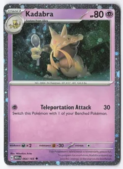 Kadabra - (Cosmos Holo) Promo Miscellaneous Cards & Products 064/165 NM - Image 1
