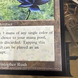 Magic the Gathering MTG Black Lotus Oversized Jumbo 6x9 Promo Card 1996 NM - Image 4