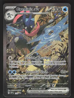 Greninja ex SVP 132 Pokemon TCG Scarlet & Violet Promo Cards NM - Image 1