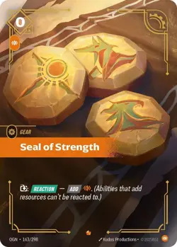 Riftbound Seal of Strength NM Foil Origins - Image 1